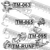 FEBEST TM-063 Engine Mounting